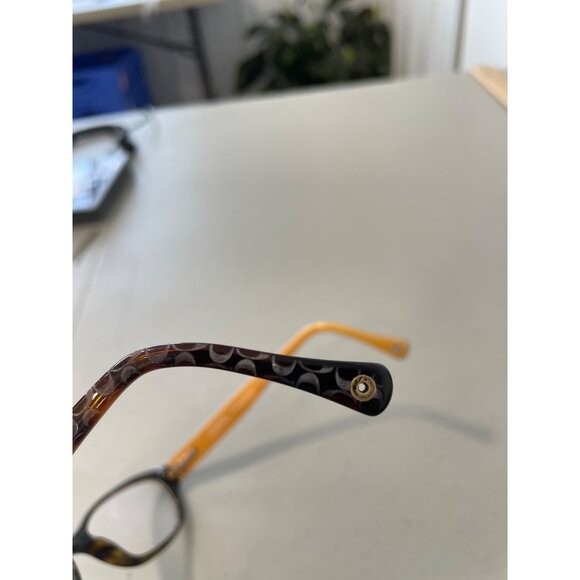 Coach HC6002 Cecilia 5055 Eyeglasses Dark Tortoise 49-16-135 Rectangle Designer - Picture 8 of 8